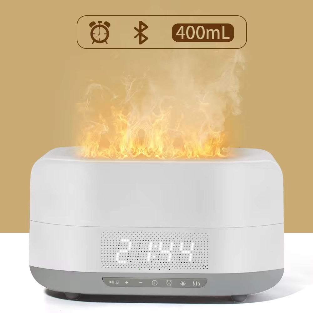 Humidificateur et diffuseur en flamme + Bluetooth CoolTrucs™