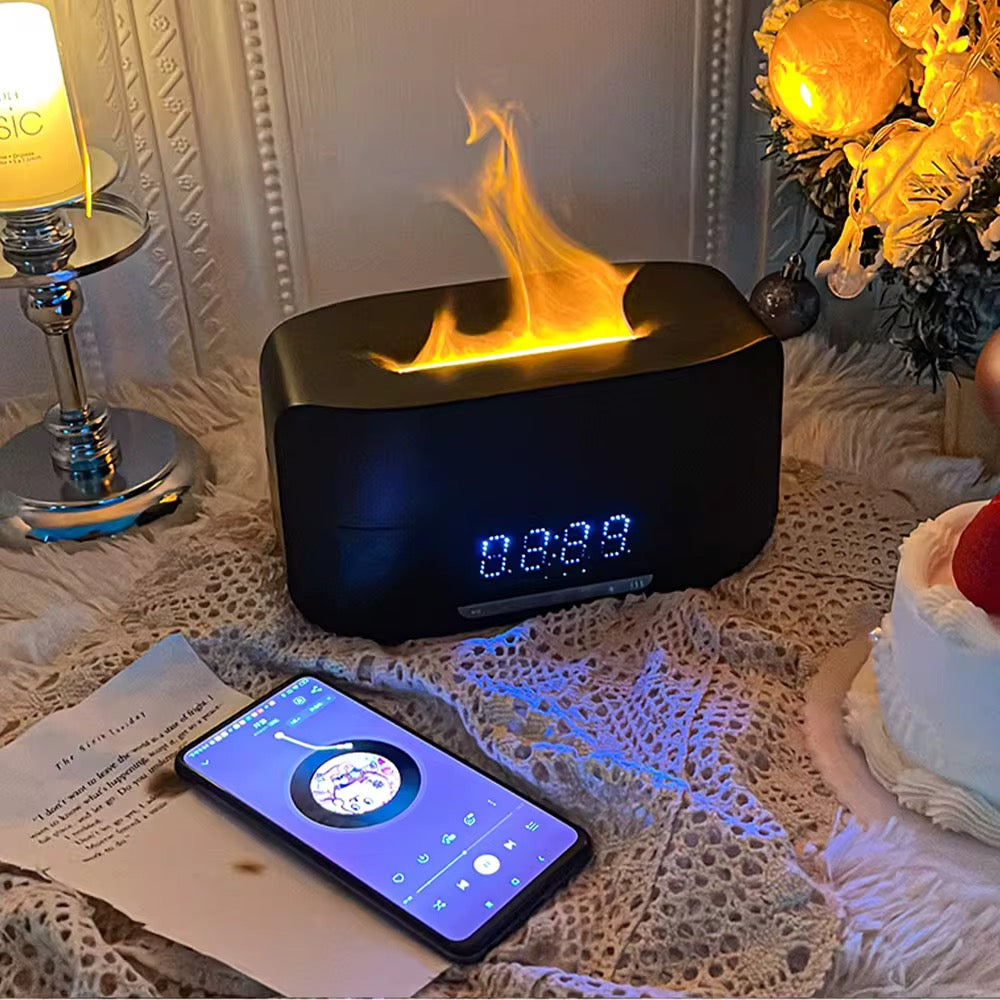 Humidificateur et diffuseur en flamme + Bluetooth CoolTrucs™
