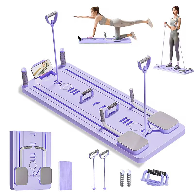 Reformer Pilates 6 En 1 Planche Pilates Multifonction 6 En 1 - Pliable Et Portable - Entraînement Complet Corps Machine Pilates Portable Sport Domicile Reformer Pilates 6 En 1 Planche Pilates Multifonction 6 En 1 - Pliable Et Portable - Entraînement Complet Corps Machine Pilates Portable Sport Domicile