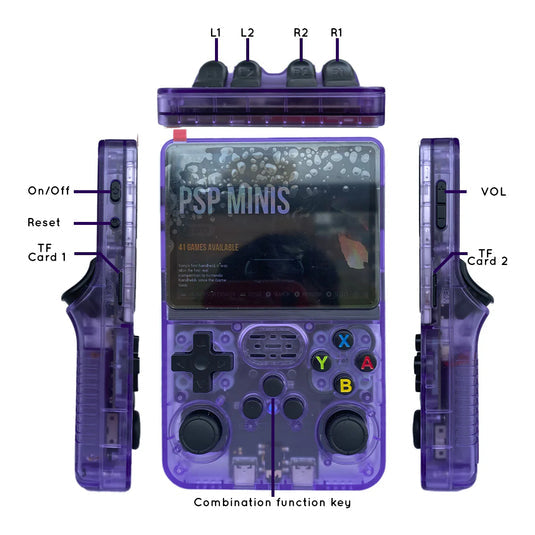 Game Console R36S + 18.000 jeux inclus