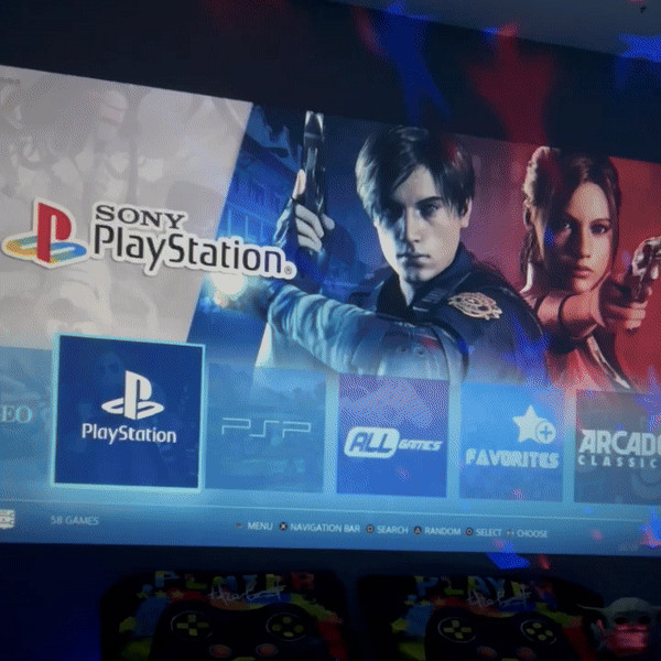 Game Projecteur HY320 + 20.000 jeux + 2 manettes