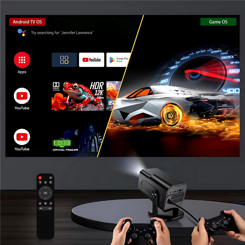 Game Projecteur HY320 + 20.000 jeux + 2 manettes