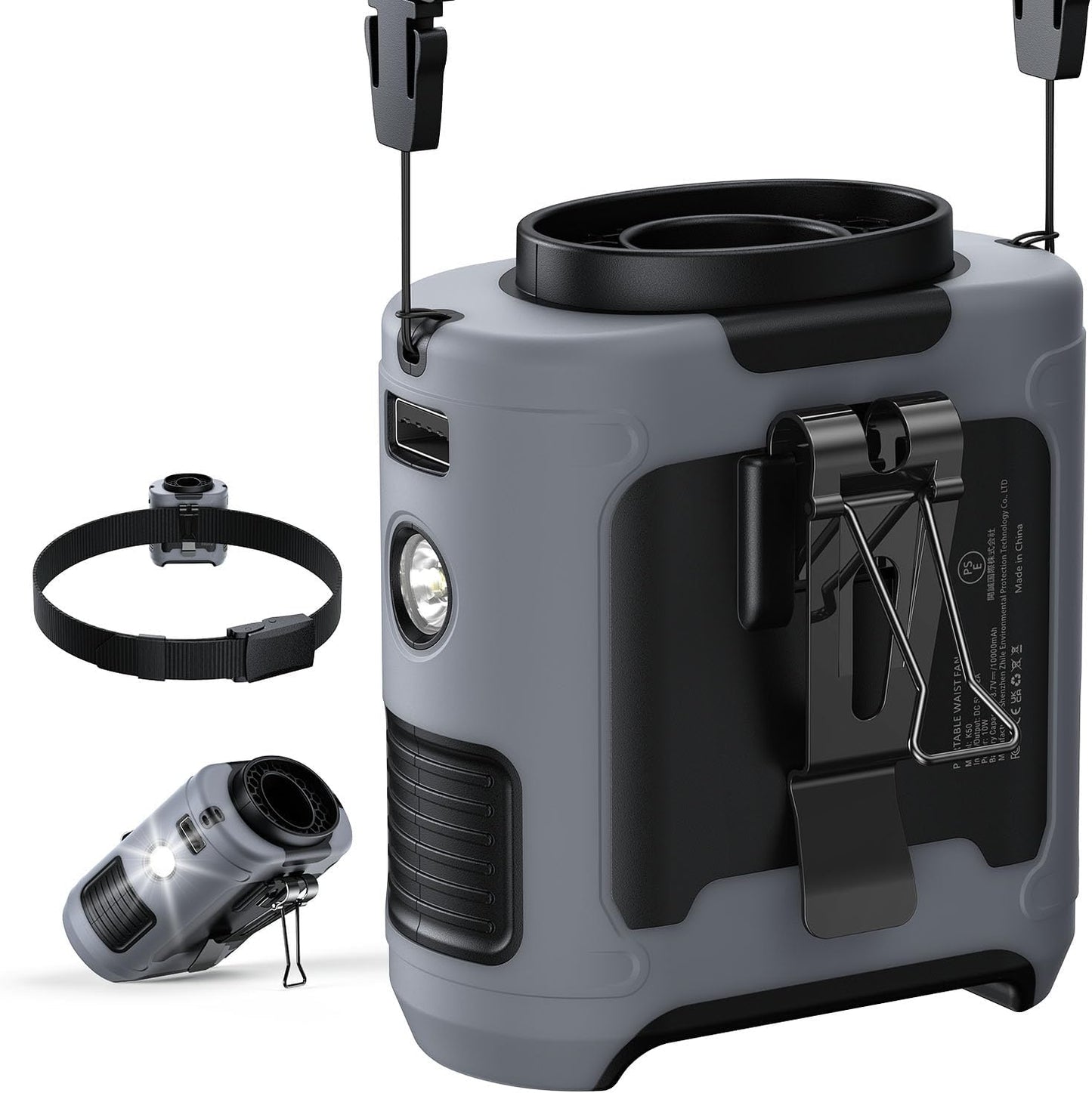 Ventilateur Ceinture Portable 3 en 1 CoolTrucs™