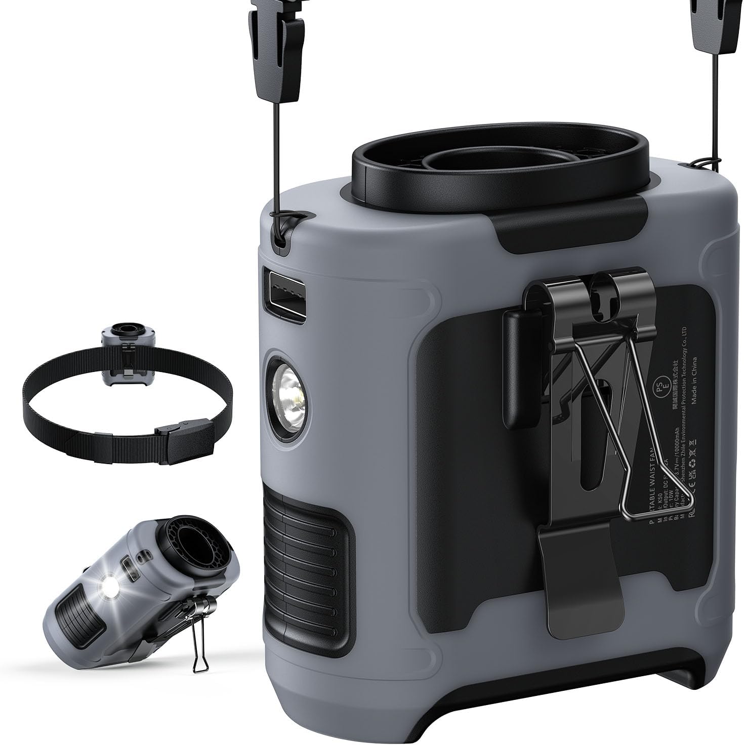 Ventilateur Ceinture Portable 3 en 1 CoolTrucs™