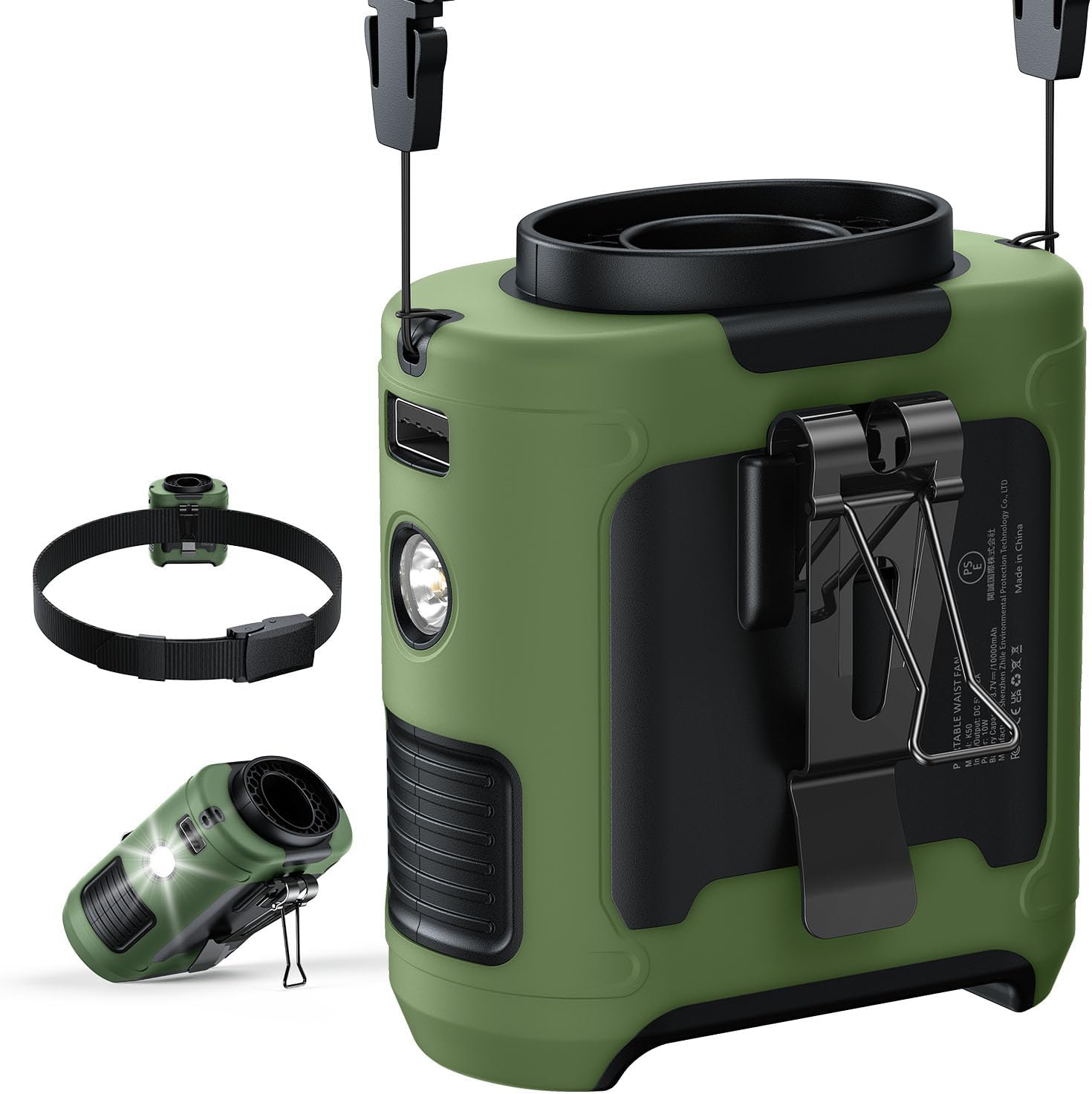 Ventilateur Ceinture Portable 3 en 1 CoolTrucs™