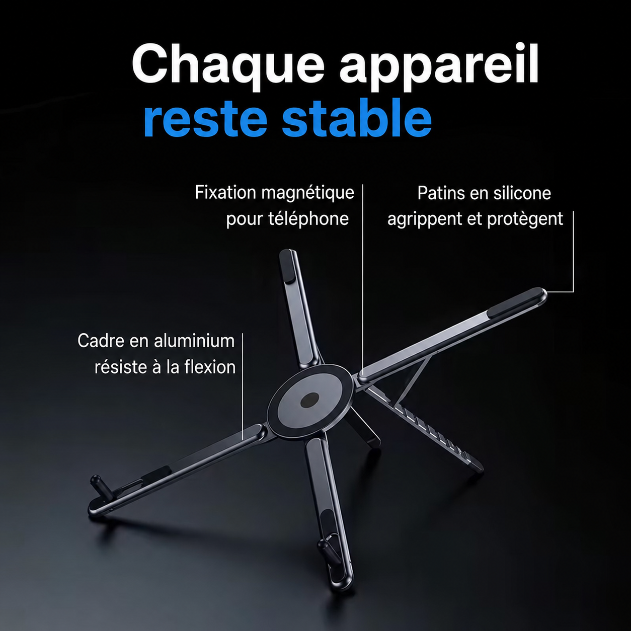 Support Magnétique Multi-Appareils CoolTrucs™