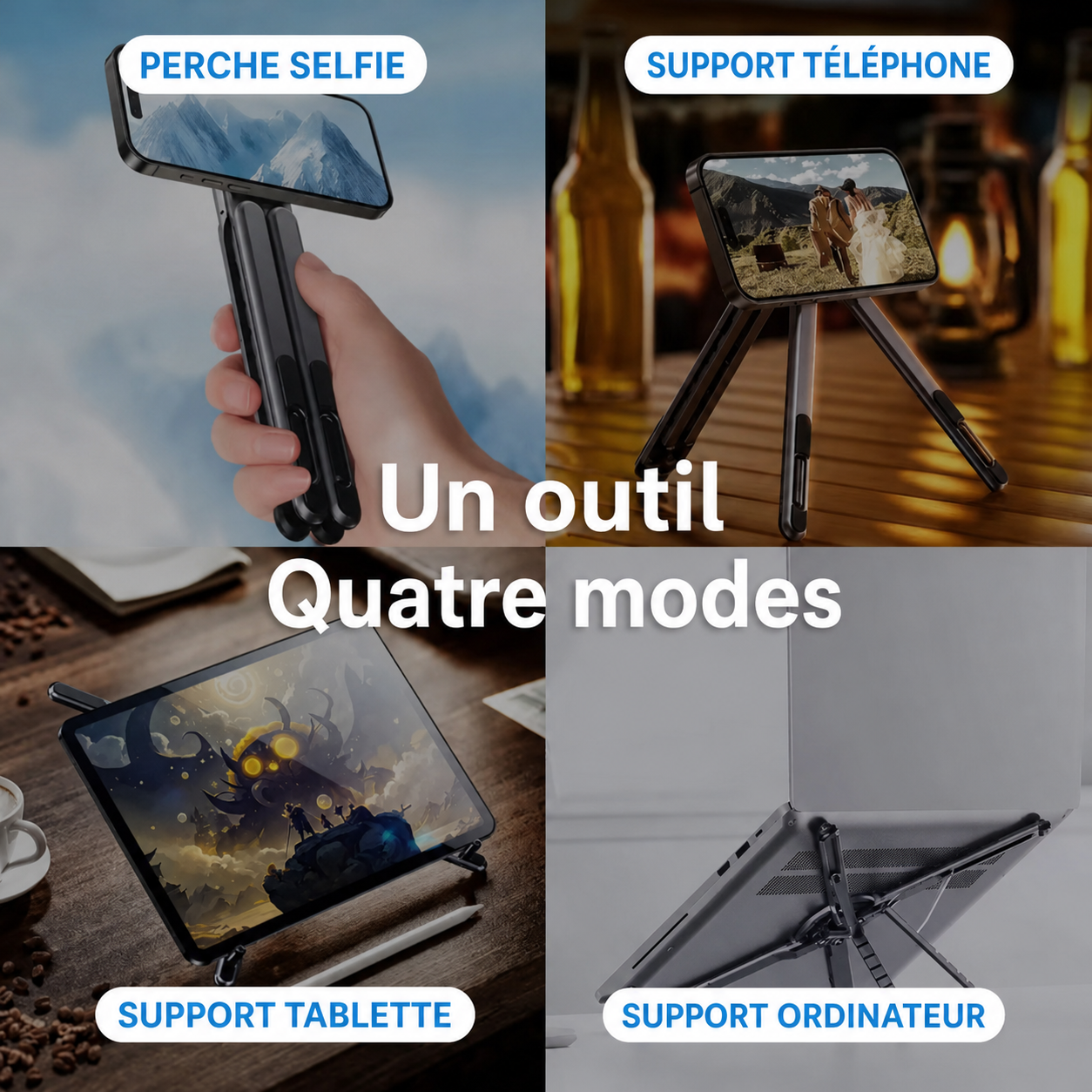 Support Magnétique Multi-Appareils CoolTrucs™