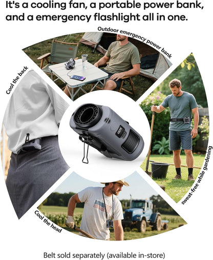 Ventilateur Ceinture Portable 3 en 1 CoolTrucs™