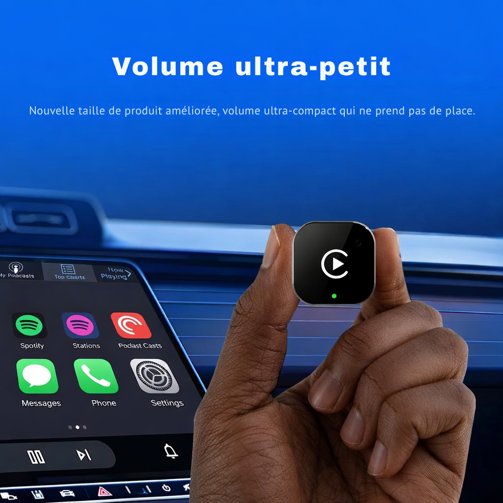 📱 CarPlay Wireless Pro™ — Adaptateur CarPlay & Android Auto Sans Fil CoolTrucs™