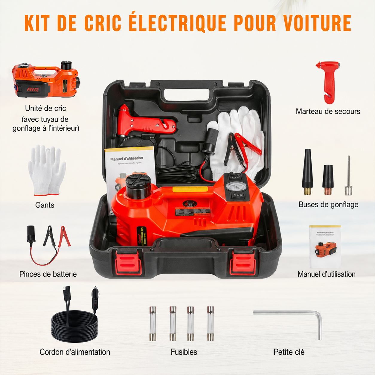 🚗 Kit d'Urgence Voiture AutoRescue Pro™ CoolTrucs™