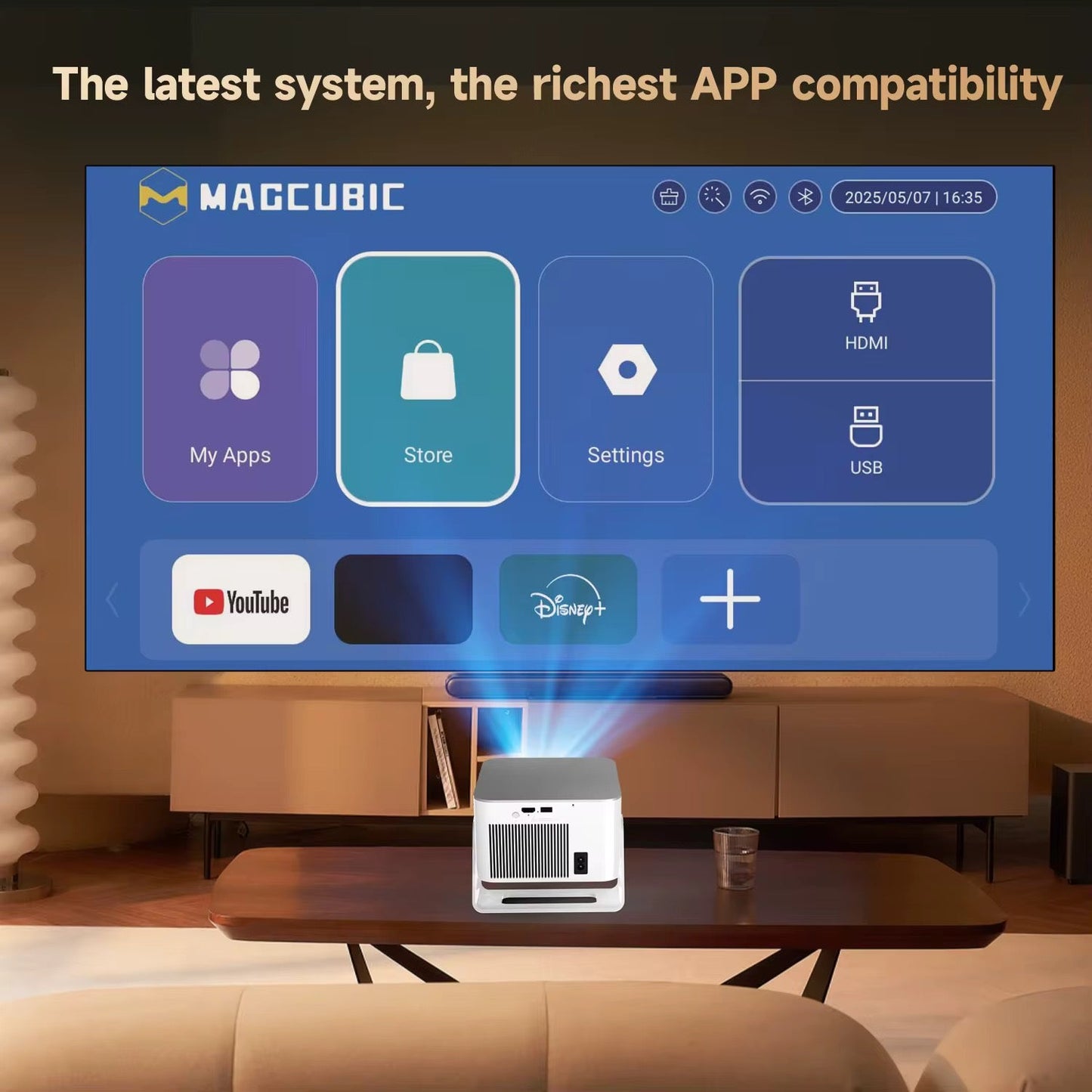 Vidéo Projecteur MagicCube 8K CoolTrucs™