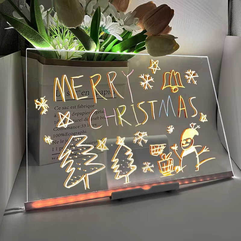Tablette à Dessin Lumineuse ( 7 Feutres offerts ) CoolTrucs™