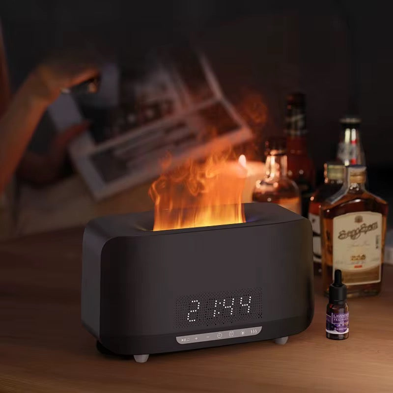 Humidificateur et diffuseur en flamme + Bluetooth CoolTrucs™