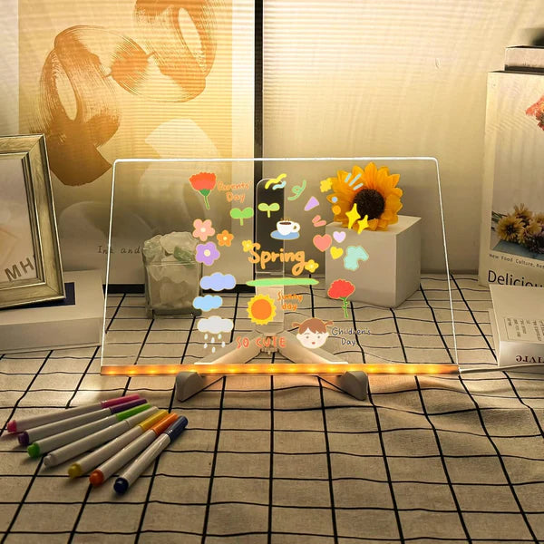 Tablette à Dessin Lumineuse ( 7 Feutres offerts ) CoolTrucs™
