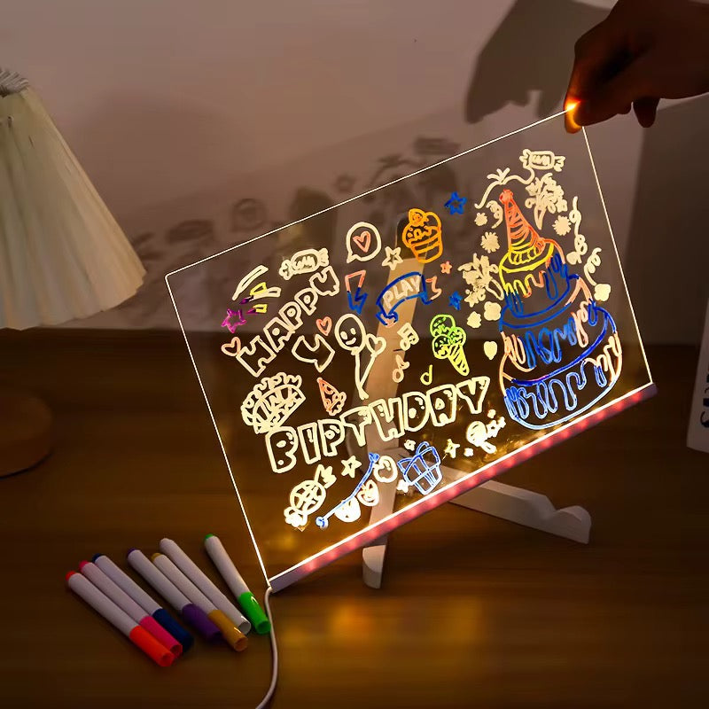 Tablette à Dessin Lumineuse ( 7 Feutres offerts ) CoolTrucs™
