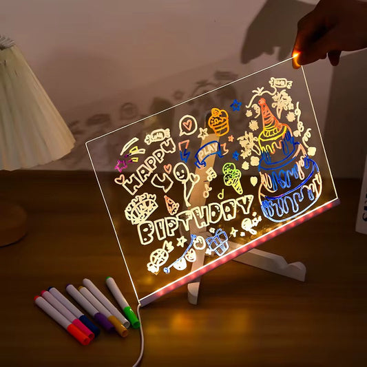 Tablette à Dessin Lumineuse ( 7 Feutres offerts ) CoolTrucs™