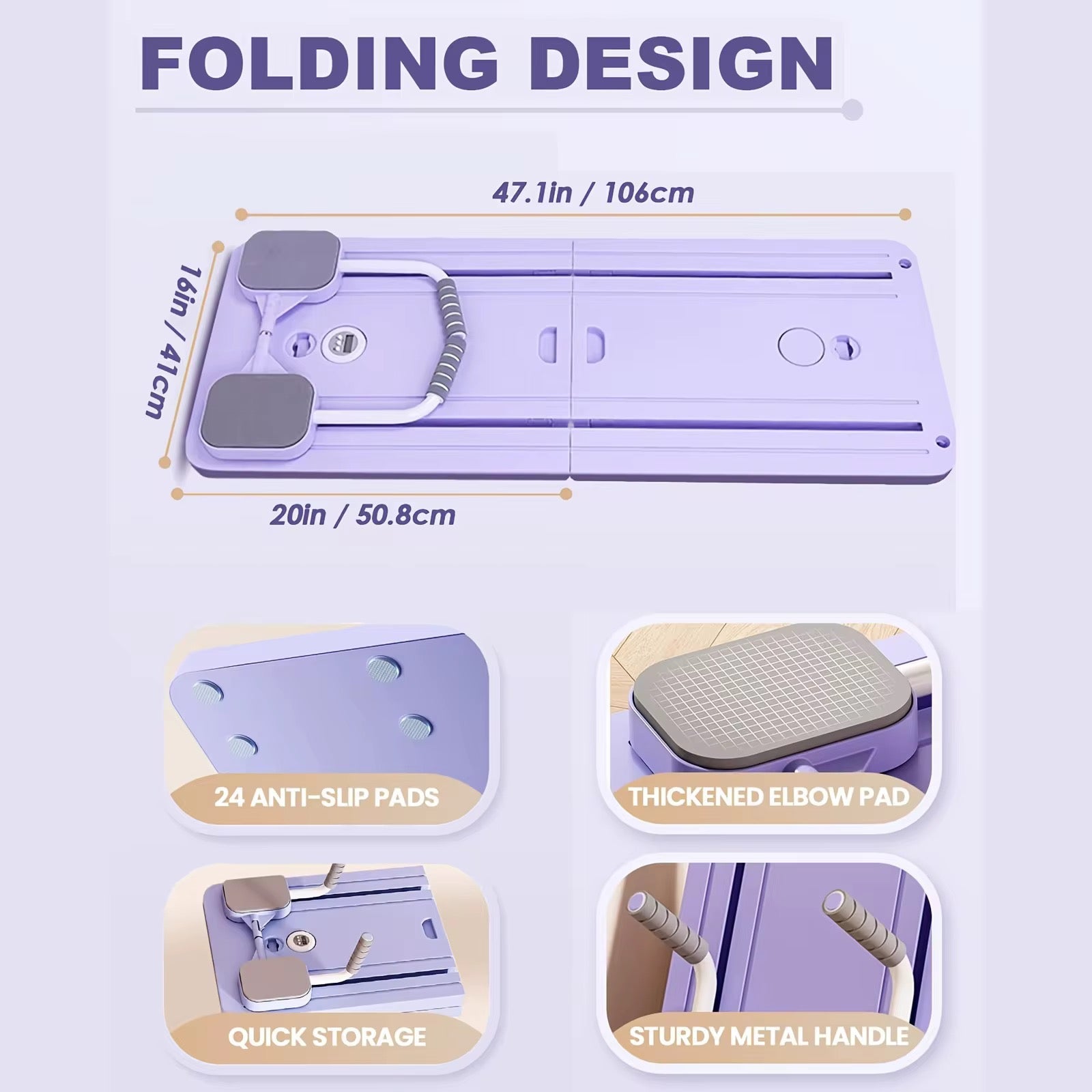 Planche de Fitness pliable Multifonctions CoolTrucs™