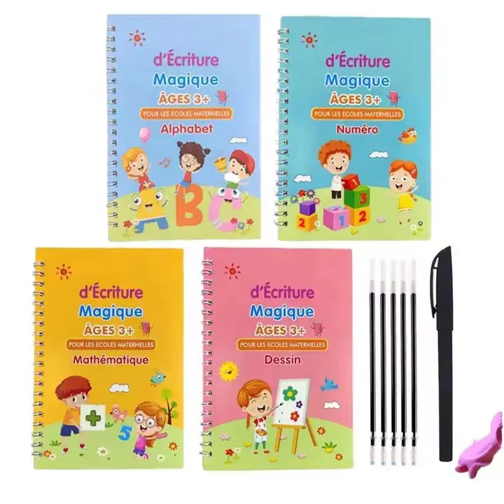 Cahier Magique d’Écriture Réutilisable CoolTrucs™