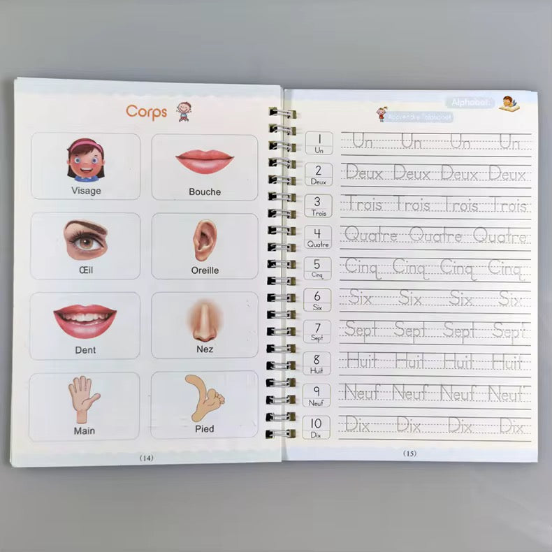 Cahier Magique d’Écriture Réutilisable CoolTrucs™