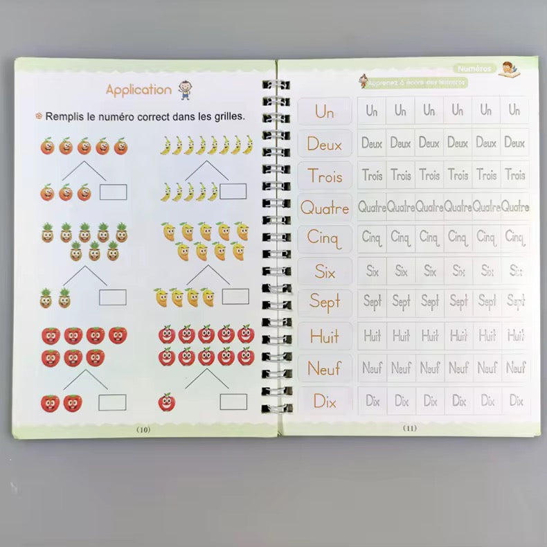 Cahier Magique d’Écriture Réutilisable CoolTrucs™