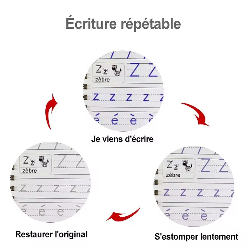 Cahier Magique d’Écriture Réutilisable CoolTrucs™