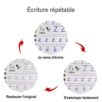 Cahier Magique d’Écriture Réutilisable CoolTrucs™