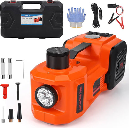 Kit d’Urgence Voiture | Cric Hydraulique Électrique 5T 12V 180W CoolTrucs™