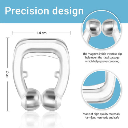 Solution Anti-Ronflement Réutilisable - Dilatateur Nasal Magnétique en Silicone CoolTrucs™
