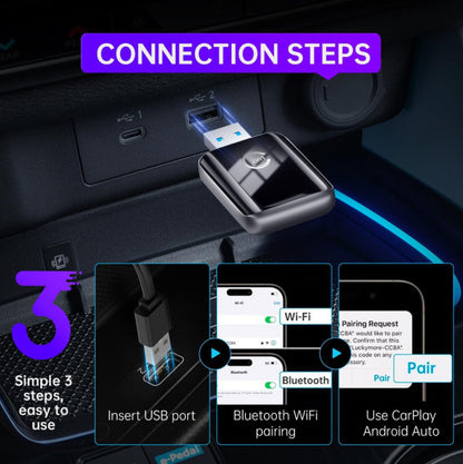 CarPlay Wireless Pro™ | Adaptateur CarPlay & Android Auto sans Fil CoolTrucs™