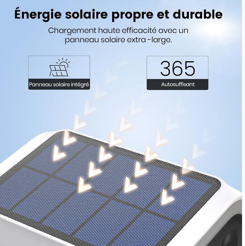 Caméra de Sécurité Solaire Sans Fil - CoolTrucs™