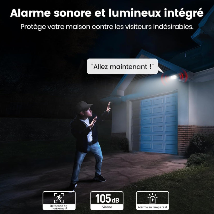 Caméra de Sécurité Solaire Sans Fil - CoolTrucs™