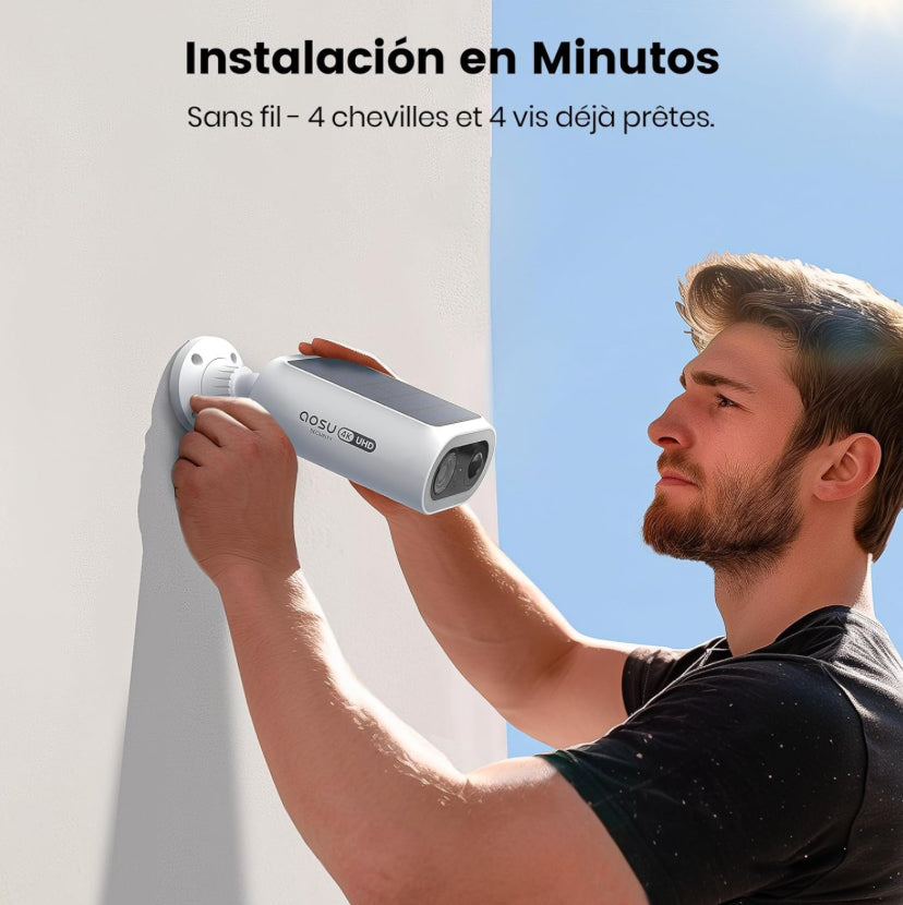Caméra de Sécurité Solaire Sans Fil - CoolTrucs™