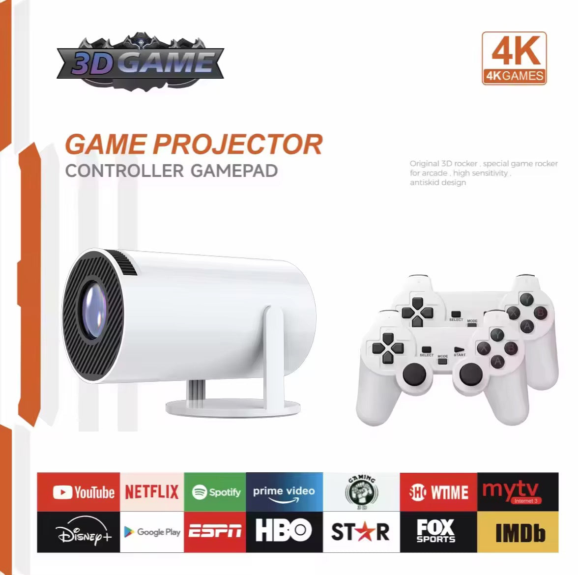 Projecteur Gaming M300 MAX avec + 10.000 jeux intégrés
