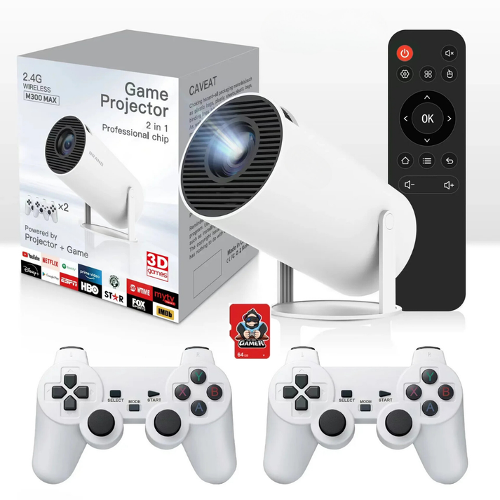 Projecteur Gaming M300 MAX avec + 10.000 jeux intégrés