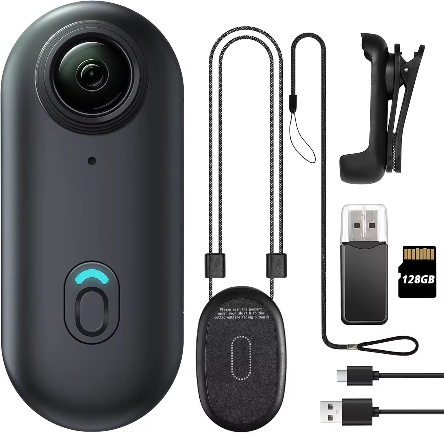 GoCam Pro - Mini Caméra POV 4K originale "Mains libres" CoolTrucs™