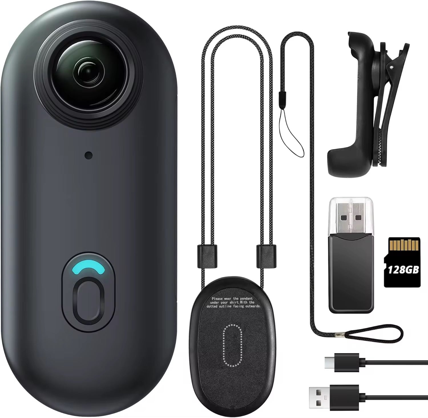 GoCam Pro - Mini Caméra POV 4K originale "Mains libres" CoolTrucs™