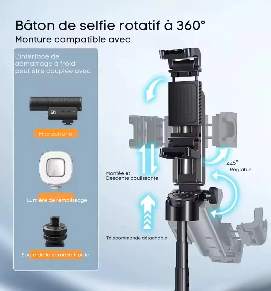 Mini Grip P15 - Stabilisateur pour smartphone CoolTrucs™