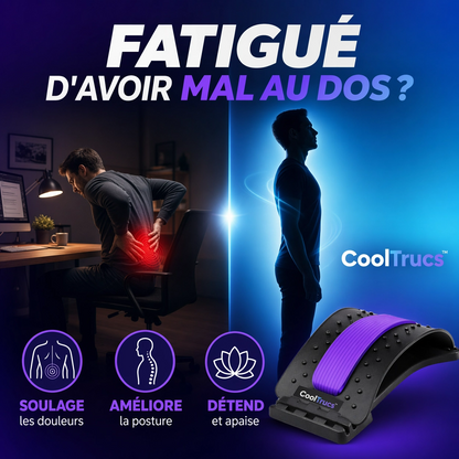 Civière dorsale (étireur de dos) CoolTrucs™