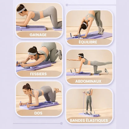 Planche de Pilates CoolTrucs™ + Programme vidéo & Guide nutrition offerts CoolTrucs™